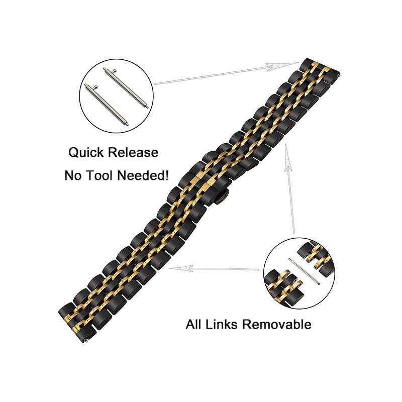 Metal Stainless Steel Classic Wrist Strap for HUAWEI WATCH GT 2 46mm 42mm Band Bracelet Watchband for HONOR Magic WristBand