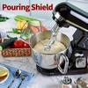 Pouring Trough for Mixer Kitchen Appliance Plastic Splash Guard for Food Processor Accessories Transparent Accessory