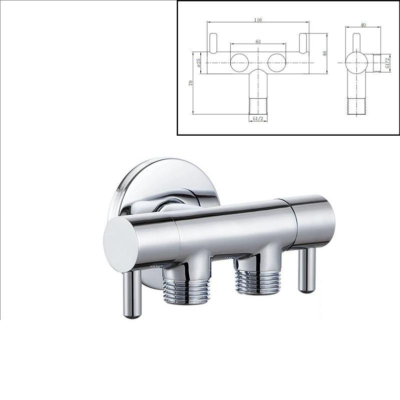 Chrome Bathroom Shower Bidet Sprayer Toilet Hand Spray Gold Brass Bidet Set Toilet Bidet Sprayer Self Cleaning Shower Black