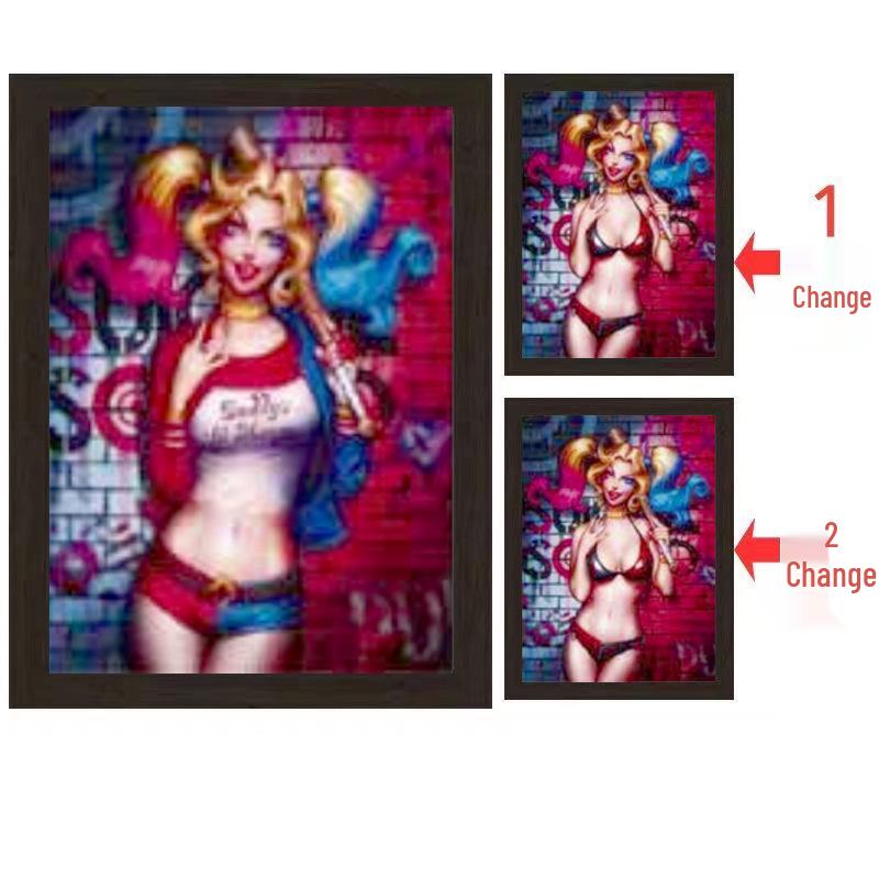 3D Gradient Lenticular Stereoscopic Poster - European & American Hot-Selling Design