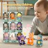 6/12 Pcs Sleep Baby Doll Plastic Small Baby Doll Toy Simulation Rebirth Dolls Mini Cute Dolls Cartoon Kids Toys Small Ornaments