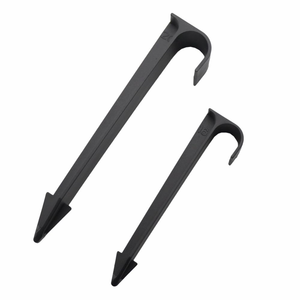 

10pcs C Shape Ground Stakes for DN16,DN20 pipe Drip Irrigation hose tube holder Brackets garden water connector DN16