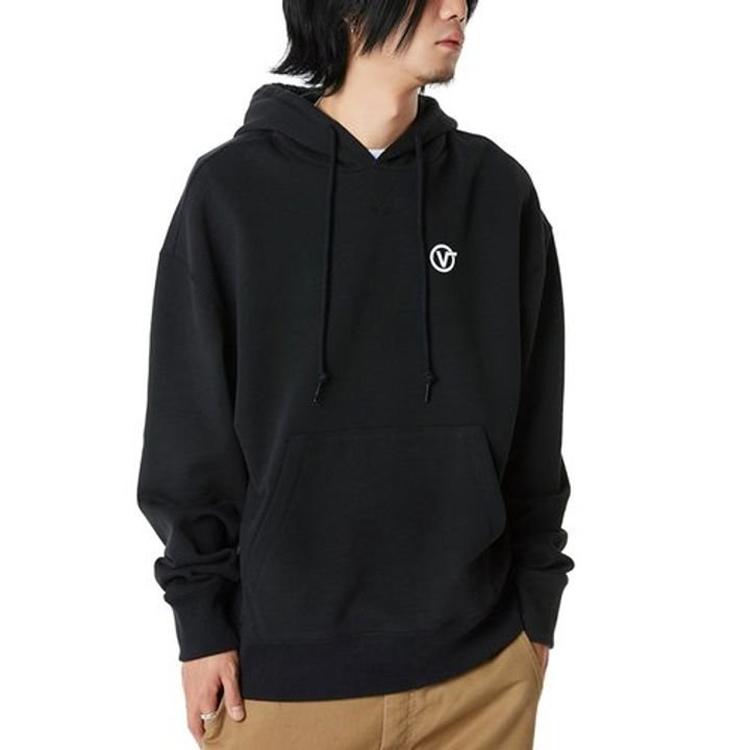Vans Casual Sports Hoodie Pullover Men Tops Black VN0A48A8BLK
