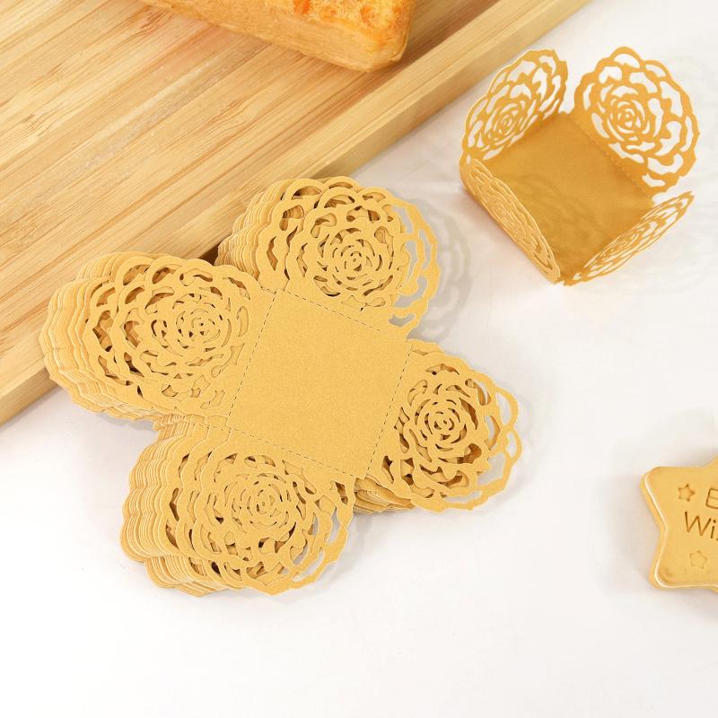 30/50 ks Obaly na čokoládu Svatba Lanýžové bonbony Papírová krabička Mini Pečicí košíčky Podnos na muffiny pro Dekorace na narozeninovou oslavu Potřeby