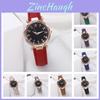 Fashionable Ladies' Quartz Watch With Alloy Case Digital Belt Strap