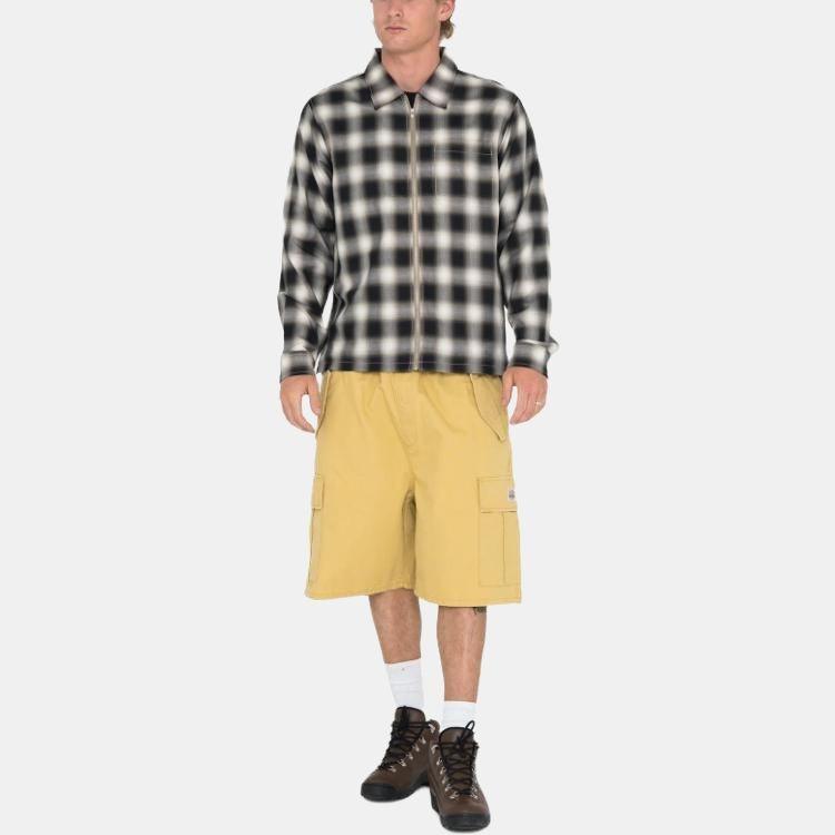 Stussy SS23 EDDIE PLAID ZIP SHIRT Unisex 1110286