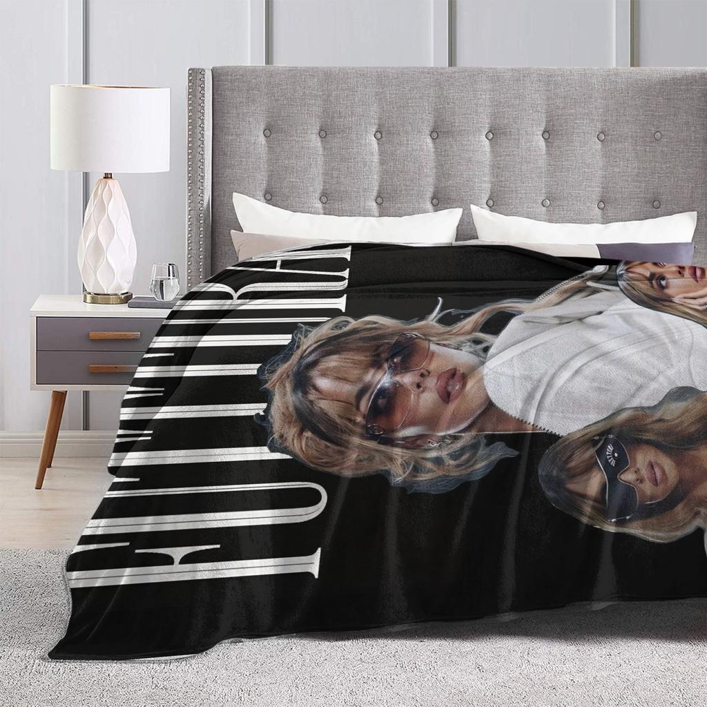 TINI STOESSEL Futtura Tour  Flannel Blanket  Warm Throw Blanket for Home Decor Camping Novelty Bedspread Sofa Bed Cover