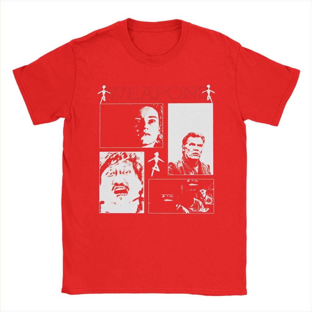 Men Women's Weapons Movie Horror T Shirts 100% Cotton Clothes Novelty Short Sleeve Crewneck Tee Shirt Printing T-Shirts