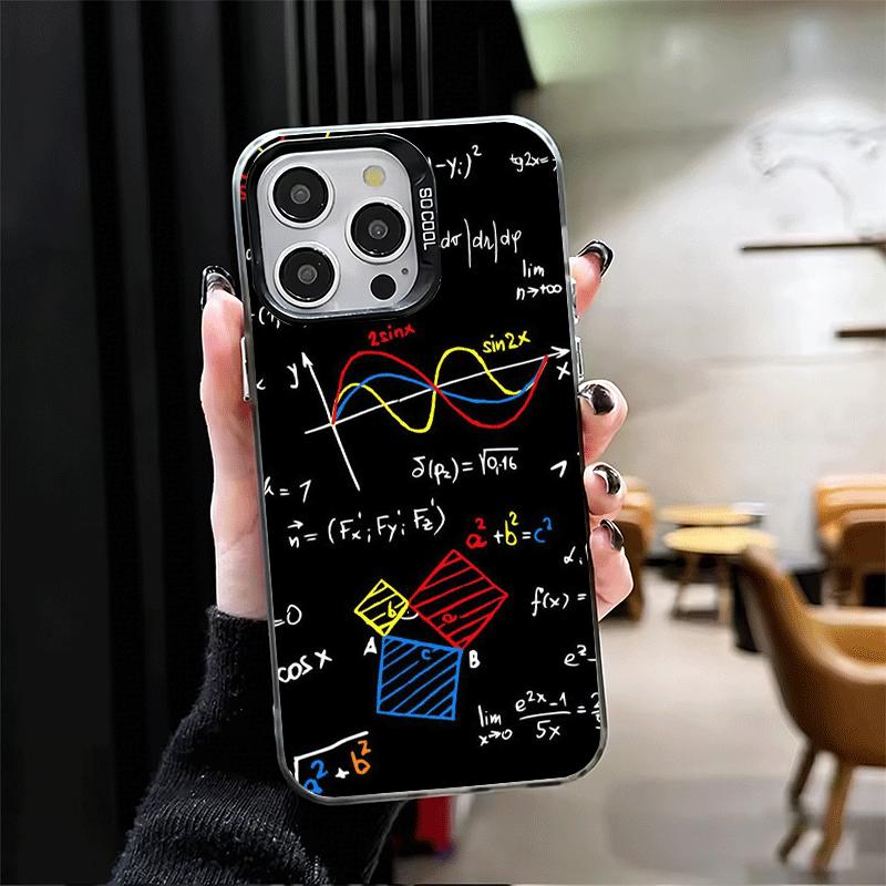 Physics Chemical Mathematics Shockproof Phone Case for iPhone 17 Air 16 16E 15 Pro Max 14 Plus 13 Mini 12 Back Cover Anti Fall F