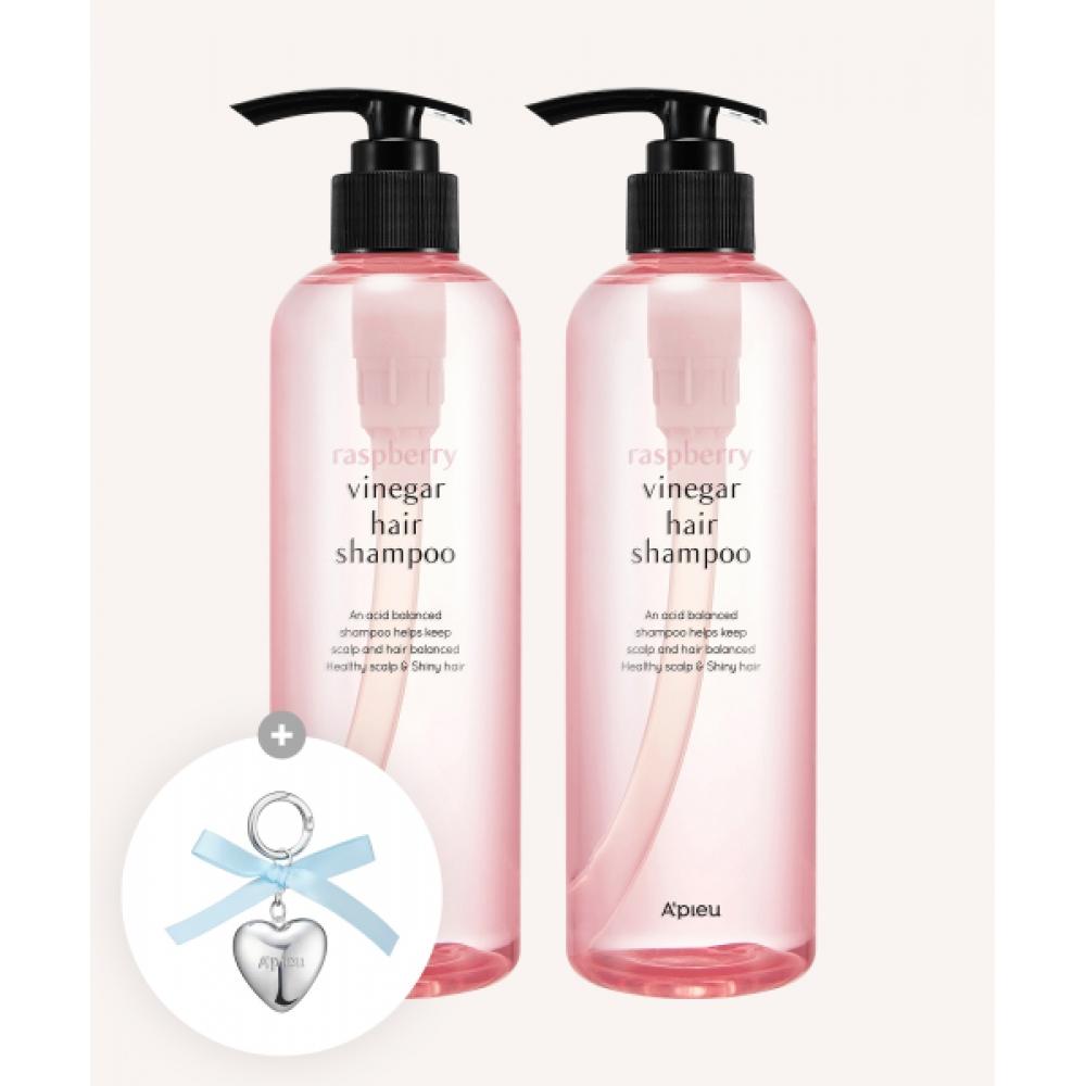 Apieu [2pcs] Raspberry Vinegar Hair Shampoo FREE