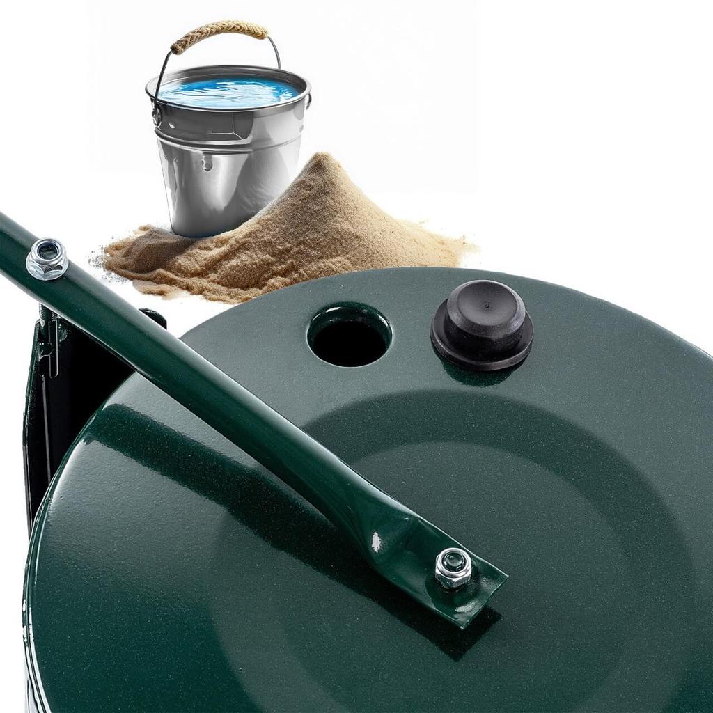 KADAX Lawn Roller Garden Turf 50cm Metal Earth Tamper 40L