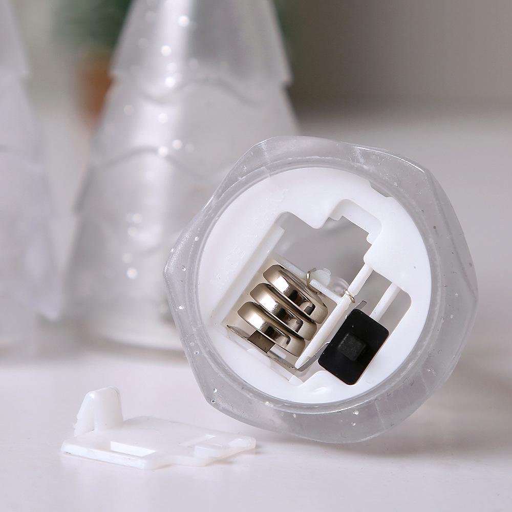1 Stück LED Elektronisches Kerzenlicht Weihnachtsbaumschmuck Partyatmosphäre Kristall Nachtlicht Tischdekoration