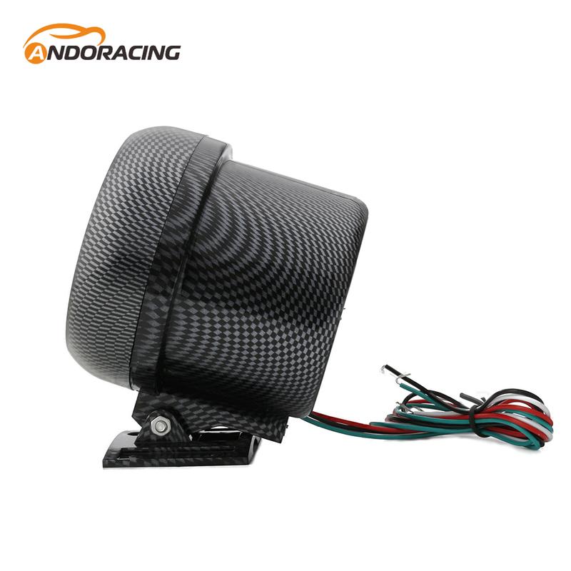 12V Tachometer Gauge 3.75'' Car Universal Black Tachometer Gauge 7color Inter Shift Light 0-8000 RPM Fit 4 6 8 Cylinder