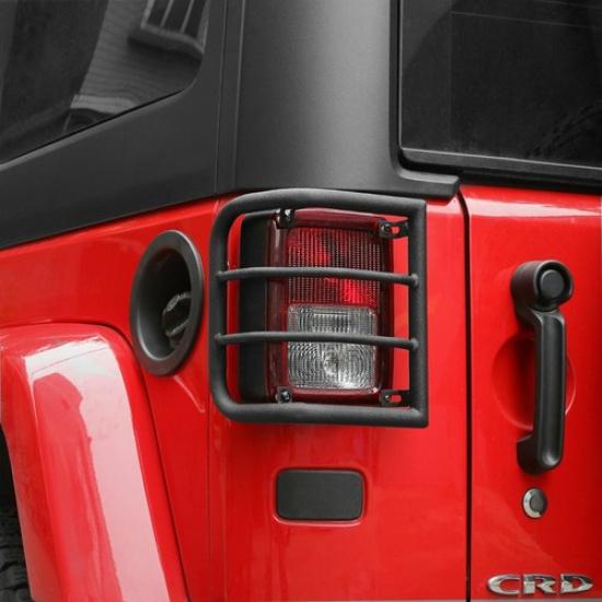 Rear Tail Light Cover Guard Protector For Jeep Wrangler JK Rubicon Sahara 2007+