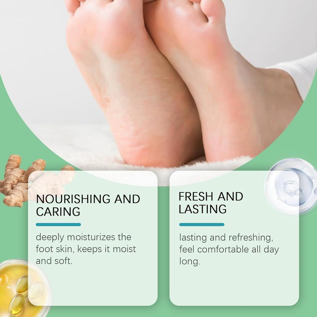 Lifesparking 7 Day Feet Callus Remover, 7 Day Ginger Foot Spray, Foot Ginger Nourishing Spray, Instant Feet Exfoliating Serum, Moisturizing & Smooth