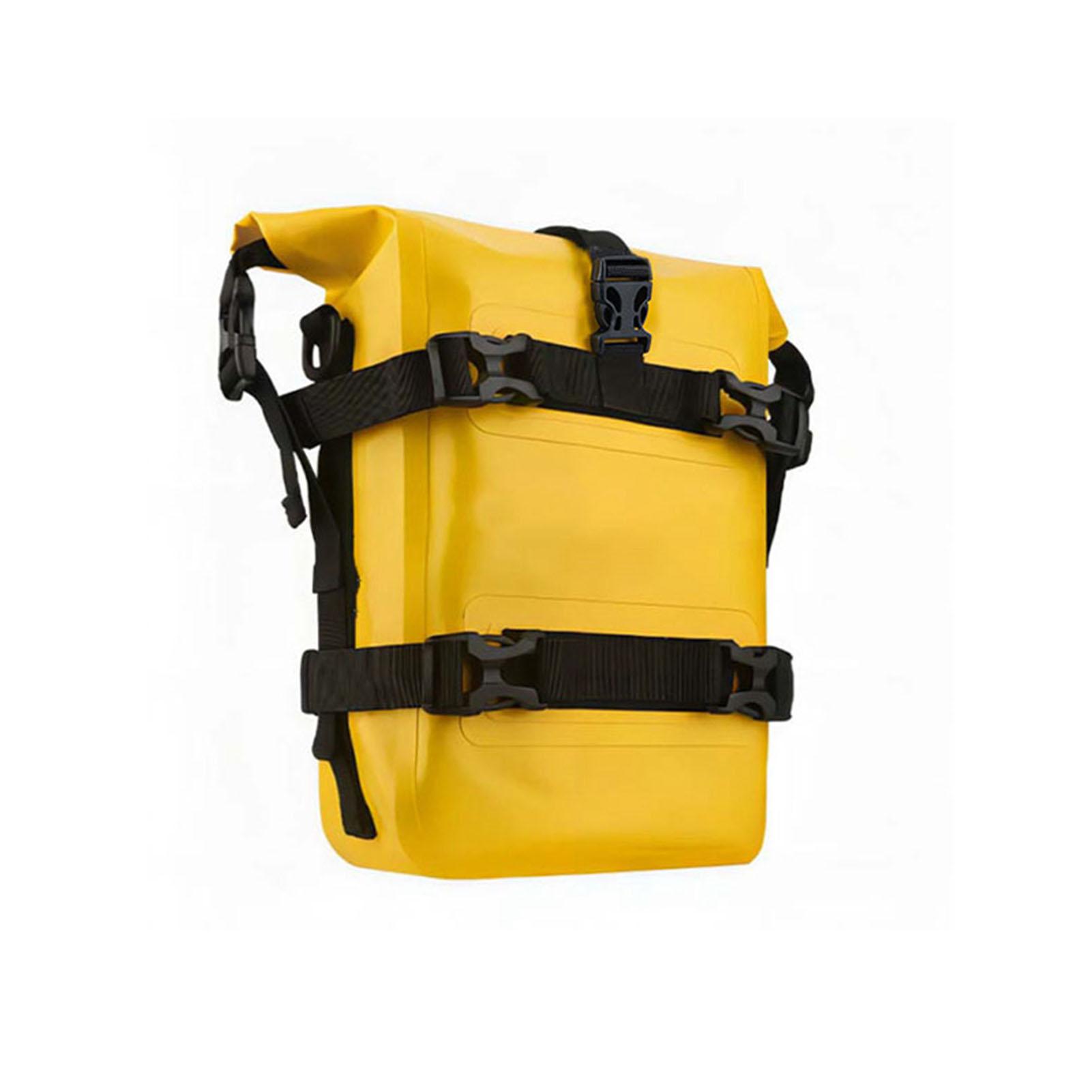 

Motorcycle Bumper Frame Bag Motorbike Side Bag Full Waterproof 8L Motorcycle Bag Can be as Shoulder Bag or Sling Bag жёлтый