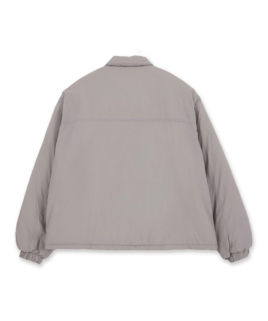 Astral Projection Basic Stand Collar Padded Jacket_Gray