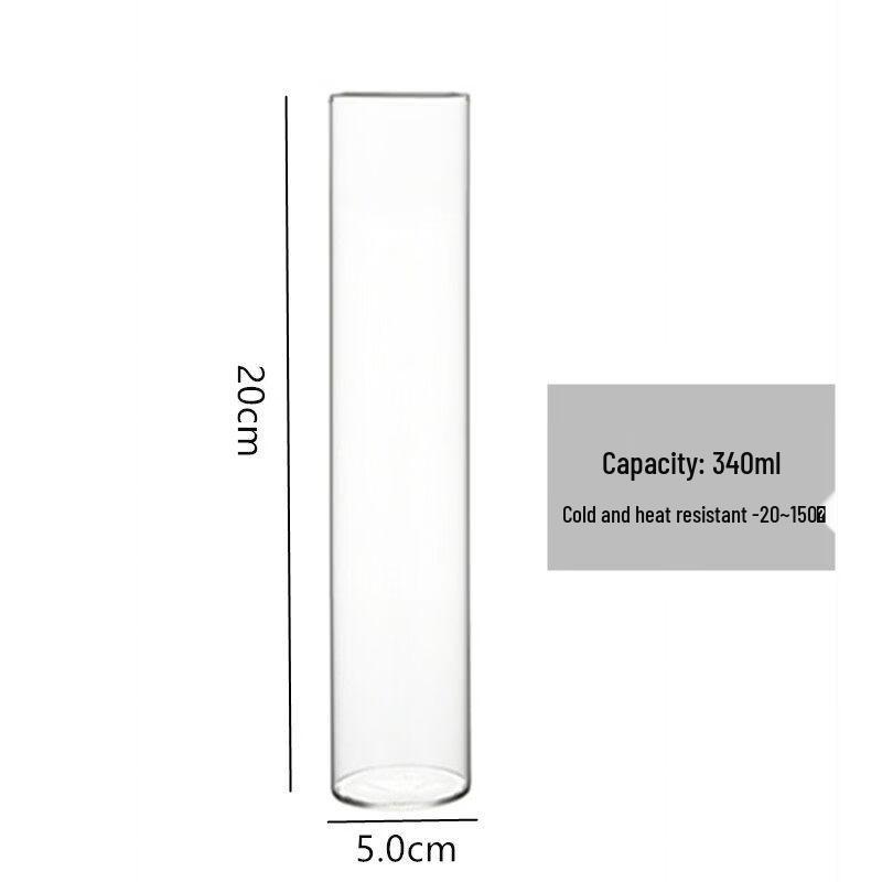 ZISIZ High Borosilicate Heat-Resistant Glass Cup