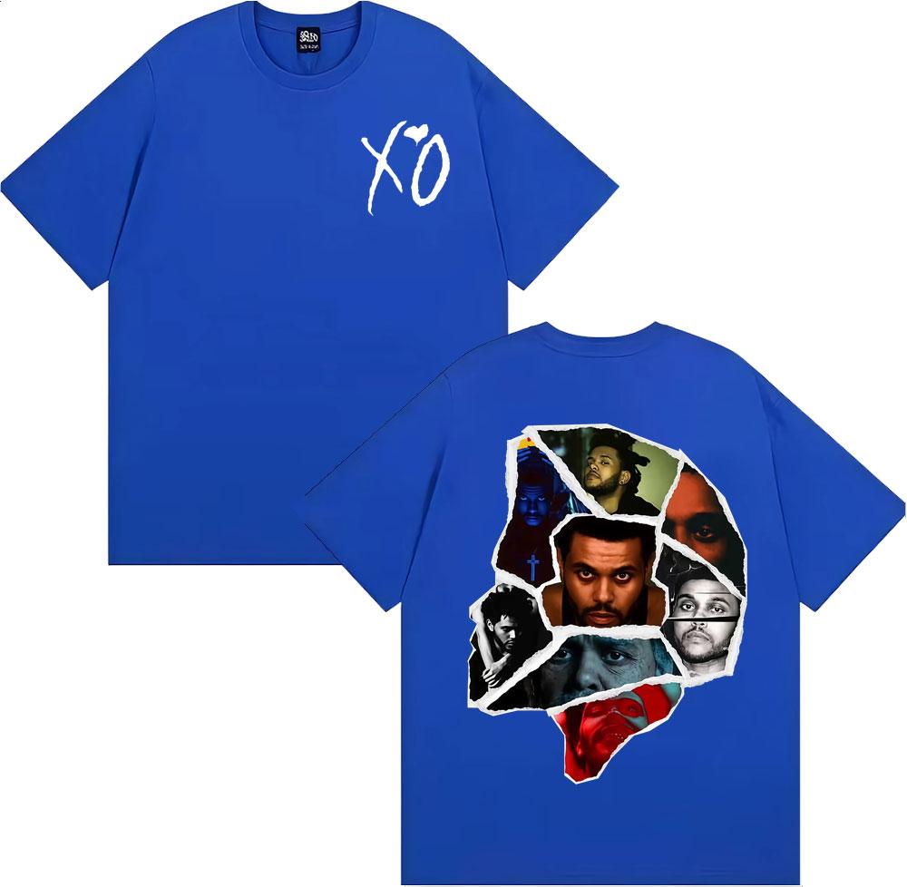 The Weeknd After Hours Til Dawn Album Cover Tshirts Unisex Women Harajuku Hip Hop High Street T Shirt Casual ONeck Cotton Tshirt