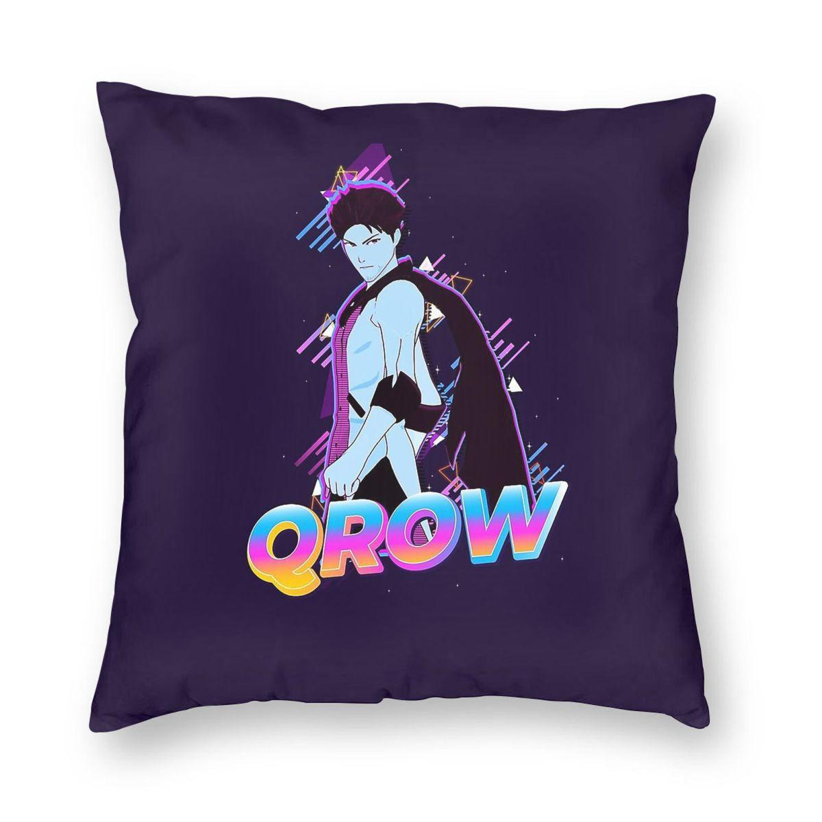 Qrow Branwen Square Pillowcase Polyester Linen Velvet Creative Zip Decor Home Cushion Cover 18 12x12Inch