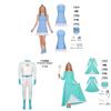 Super Mario Bros Princess Peach Daisy Rosalina Cosplay Costume For Events