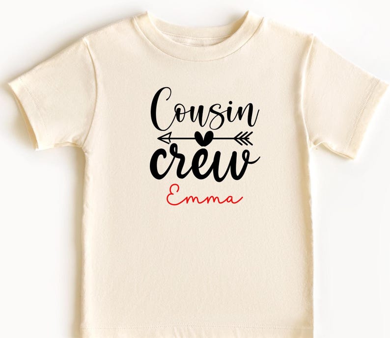 Personalized Cousin Crew Shirt: Custom Family Trip Matching Tee 120