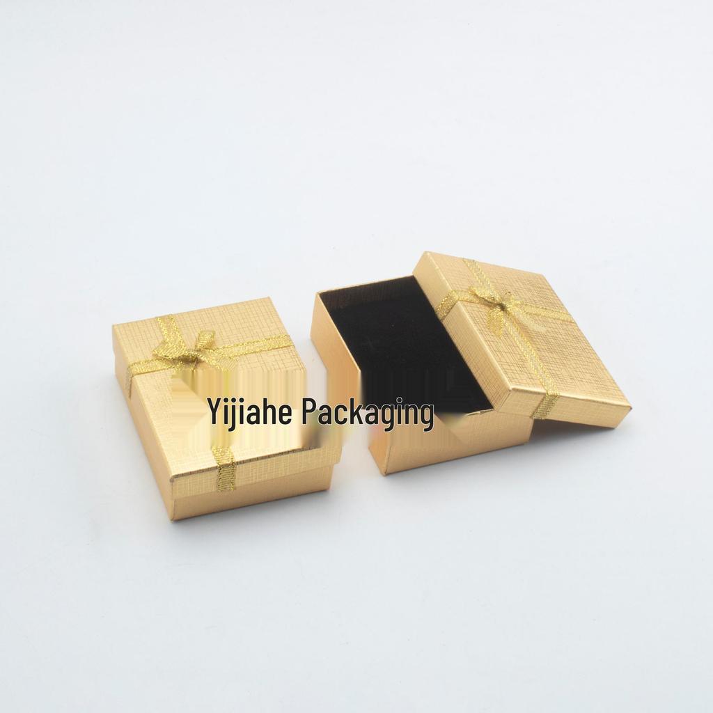 Candy Color Ribbon Bow Necklace Gift Box - High-End Pearlescent Cloud Design