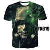 New Casual Skull Poker Printed 3D T-Shirt Men Short Sleeve Tee Shirt Homme Black Design Tee Tops Male Summer Tops Drop Ship