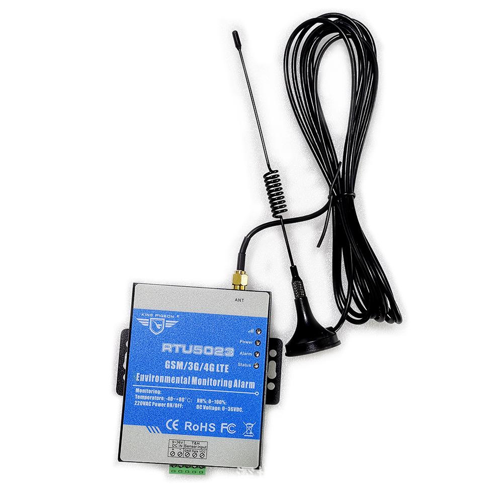 RTU5023 GSM Environmental Monitor: 2G/3G/4G Temperature & Humidity SMS Alarm with Mobile App Control