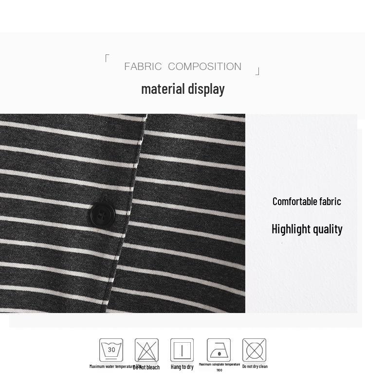 Herbst Übergröße Extragroß Bequem Re Baumwolle Damen Schlafanzug für Spaziergänge im Freien
