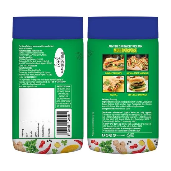 Keya Any Time Sandwich Spice Mix 90g, Pack of 2