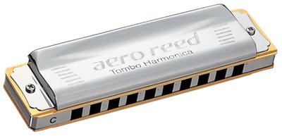 TOMBO 10 Holes Harmonica F Key Aero Lead 2010
