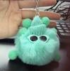Imitation Plush Briquettes Pendant Car Key Bag Cartoon Plush Doll Pendant Trendy Cool Keychain