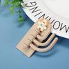 4pcs Cute Animal Key Hooks Home Durable Plastic Cartoon Decor Starfish Designs Space-Saving Organizer Keys Hats Bags Hooks