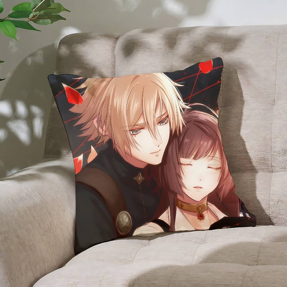 Japan S-Sympathy K-Kiss Game Pillow Case Cushion Cover Soft Cute Throw Pillow Case For Car Sofa Pillowcase Polyester With Zipper