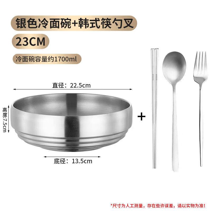 Korean Style Stainless Steel Noodle Bowl