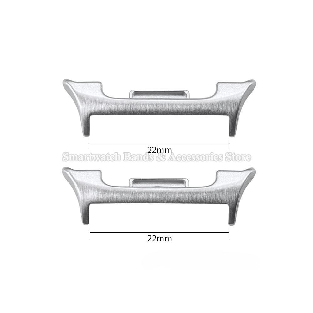 2 τεμ 20mm 22mm Συνδετήρας από Ανοξείδωτο Ατσάλι για Samsung Galaxy Watch 8 40mm 44mm Classic Ανταλλακτικός Μεταλλικός Προσαρμογέας Αξεσουάρ Ρολογιού
