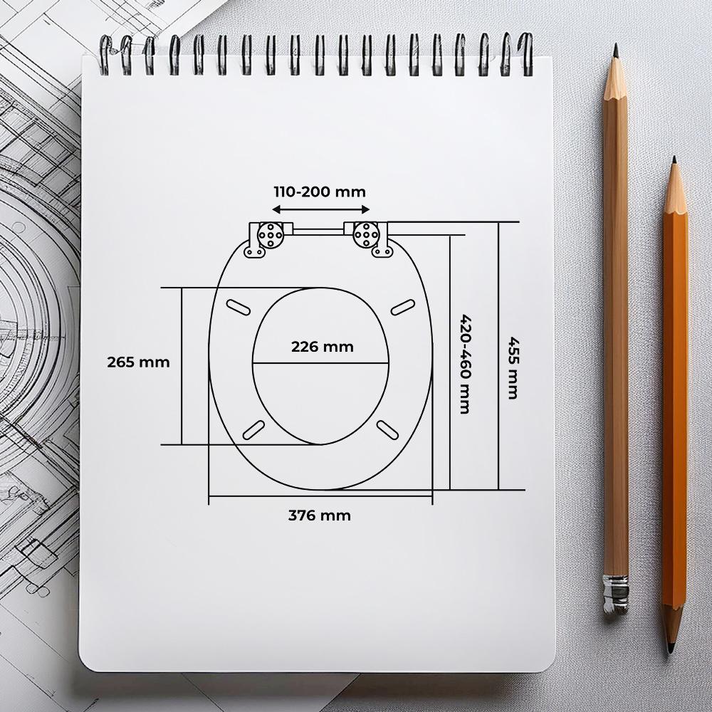AWD Interior Edessa MDF 1911 Toilet Seat