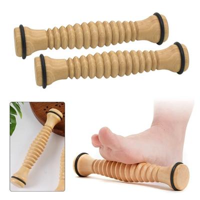 Wood Foot Massage Roller For Plantar Fasciitis Relief Deep Tissue Massage Tool Stress Relief Foot Massage Rpller Relieve Stress