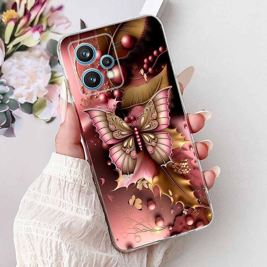 For Realme 9 Pro Plus Case RMX3392 Luxury Fashion Painted Cover Soft Slim Phone Case For Realme 9 Pro Realme9 Pro+ Fundas Bumper