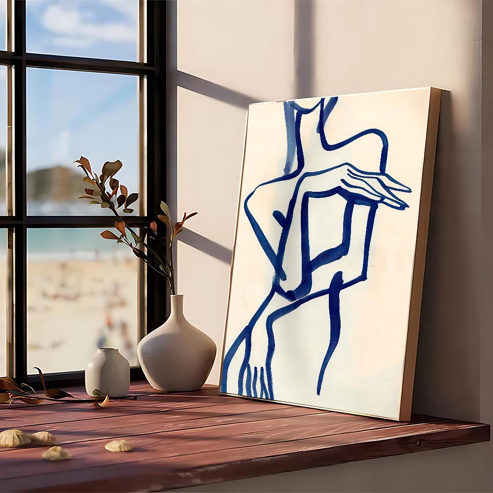 Gambar Abstrak Lind Poster No Framed Poster Kraft Club Bar Paper Vintage Poster Wall Art Painting Bedroom Study Stickers