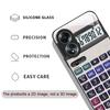 Funny Digital Calculator Pattern Tempered Glass Phone Case for OPPO Realme 13 Pro Plus 12 11 10 9i C55 X7 GT Neo 2 3T Hard Cover