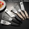 Xiaomi 3PCS Mini Stainless Steel Spatula Set - Multi-Functional Turner for Flipping, Cutting & Serving Brownie Lasagna Pie Cake