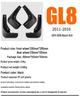 Buick GL8 2011-2016 Mudguard Soft Rubber Tile for Front and Rear Tires