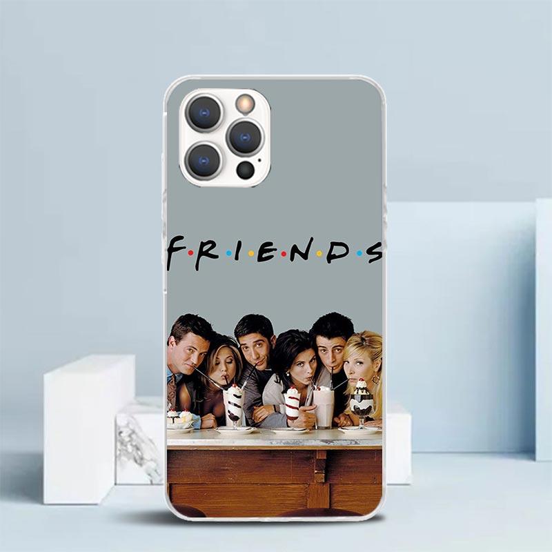 Friends Tv Show Funny Family Phone Case For IPhone 16 17 Air 16E 15 14 Plus 13 Mini 12 11 Pro Max 7 8 + SE 2020 Soft TPU Back Co