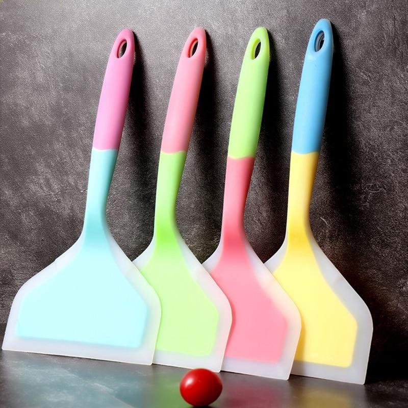 Silicone Spatula Kitchen Scraper Pizza Shovel Non-stick Home Cooking Utensils Silicone Spatula Kitchen Scraper Pizza Shovel Non-stick Home Cooking Utensils