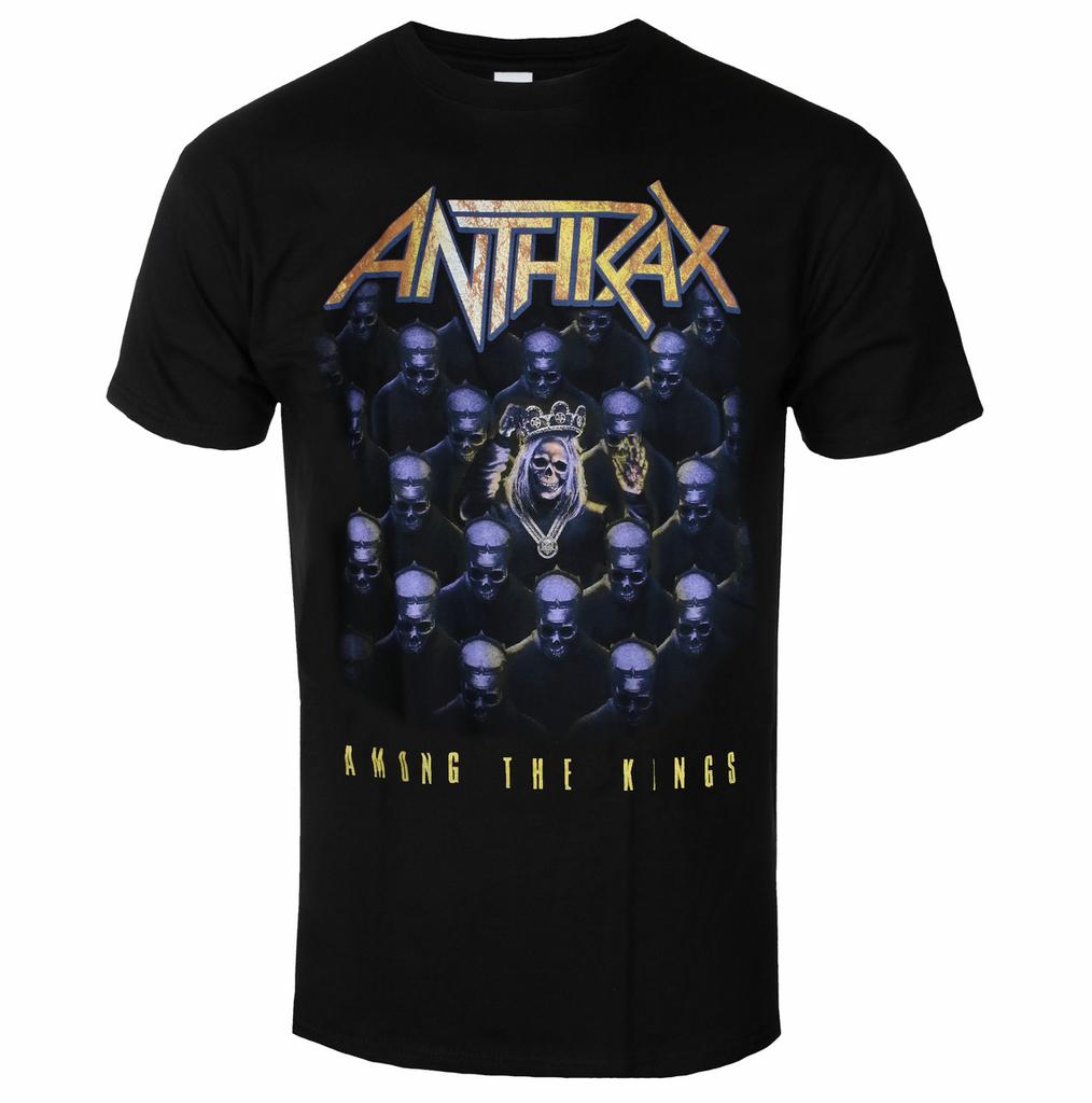 Rare Anthrax Band Graphic Cotton T-shirt Unisex Summer Short Sleeve Fashion Brand Tee Luxury Casual Vintage Retro Top