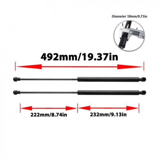 2Pcs Rear Trunk Tailgate Lift Support Gas Shock Struts For Toyota Prius 2004-09