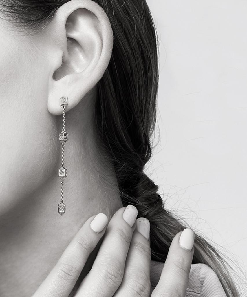 Trencadism Duncan Earrings / 925 Silver / Earrings Duncan_Trm_Dce67Rpdg