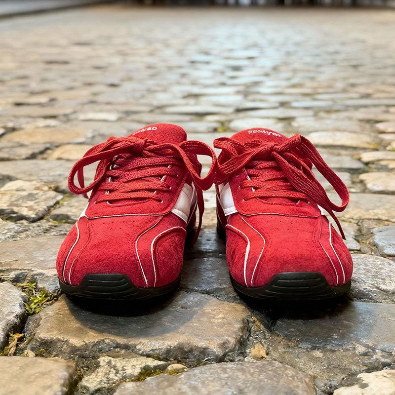 Versatile Student Blue Racing German Training Shoes Women's Autumn New Forrest Gump Shoes Flat Sports Casual Shoes Women